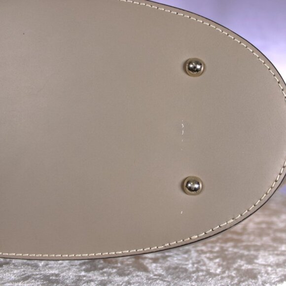 Dooney & Bourke Woven Straw-Look Tote Bag Tan Taupe NWOT - Picture 7 of 11